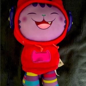 Gabby’s dollhouse DJ catnip stuffed animal that talks.